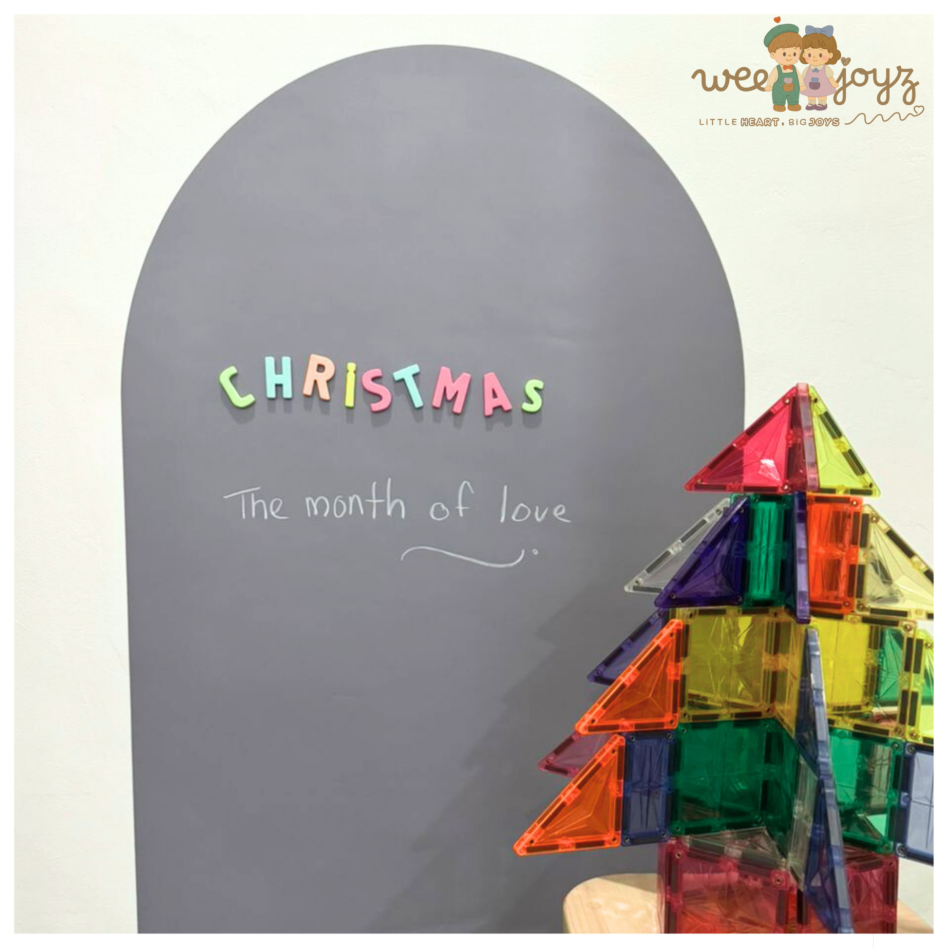 LITTLE WONDERWALL™ MAGNETIC WALL-DECAL CANVAS [MATTE COOL GREY] [WEEJOYZ]