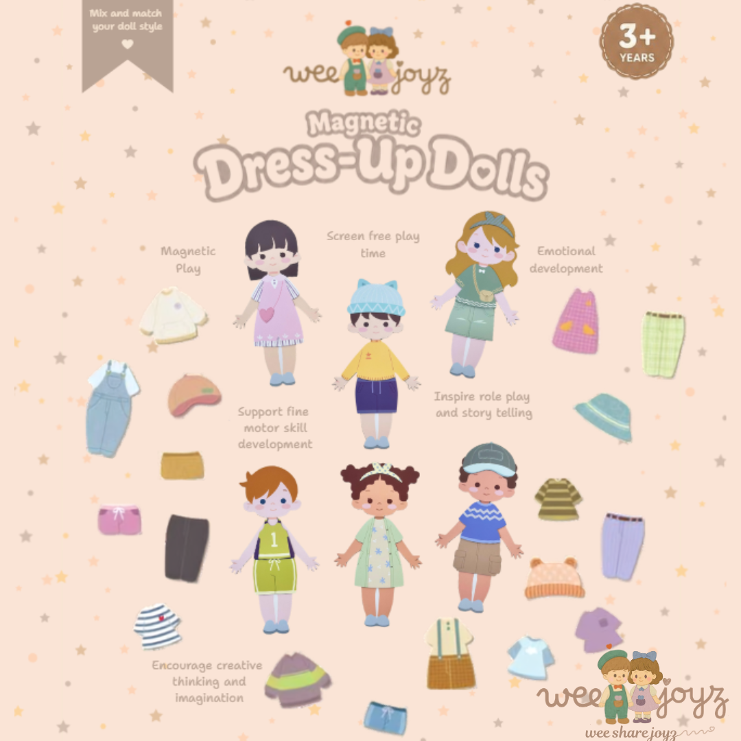 MAGNETIC DRESS-UP DOLLS[WEEJOYZ]