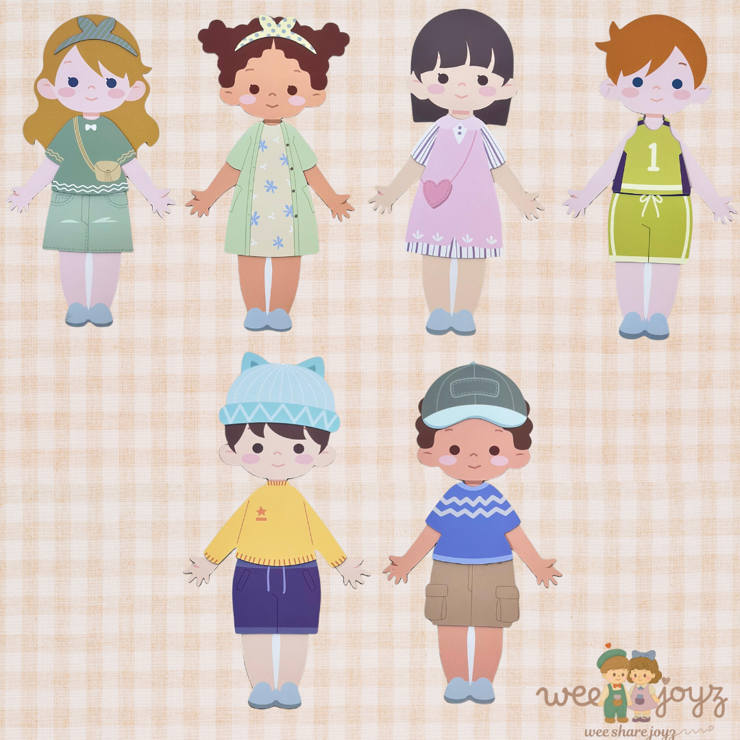 MAGNETIC DRESS-UP DOLLS[WEEJOYZ]