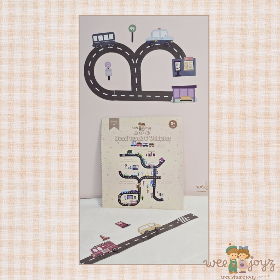 MAGNETIC ROAD TRACK & VEHICLES[WEEJOYZ]