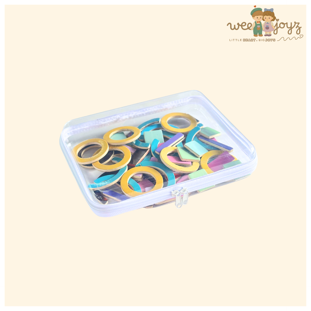 Transparent Zipper Hard Storage Bag[25cmx20cm][Weejoyz]