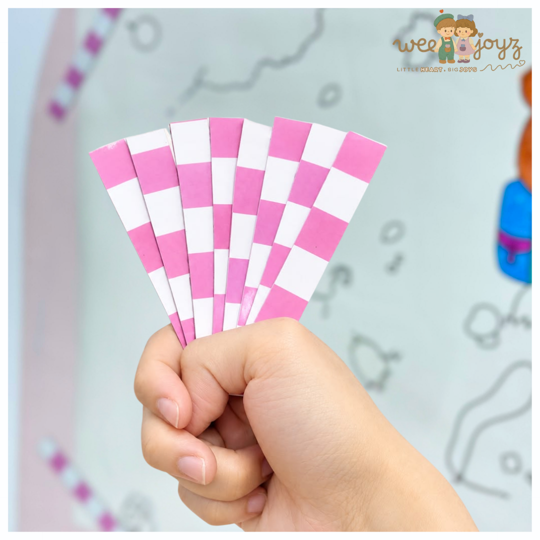 Magnetic Washi Tape(Baby Blue Checkers/ Baby Pink Checker/ Latte Checkers)[Weejoyz]