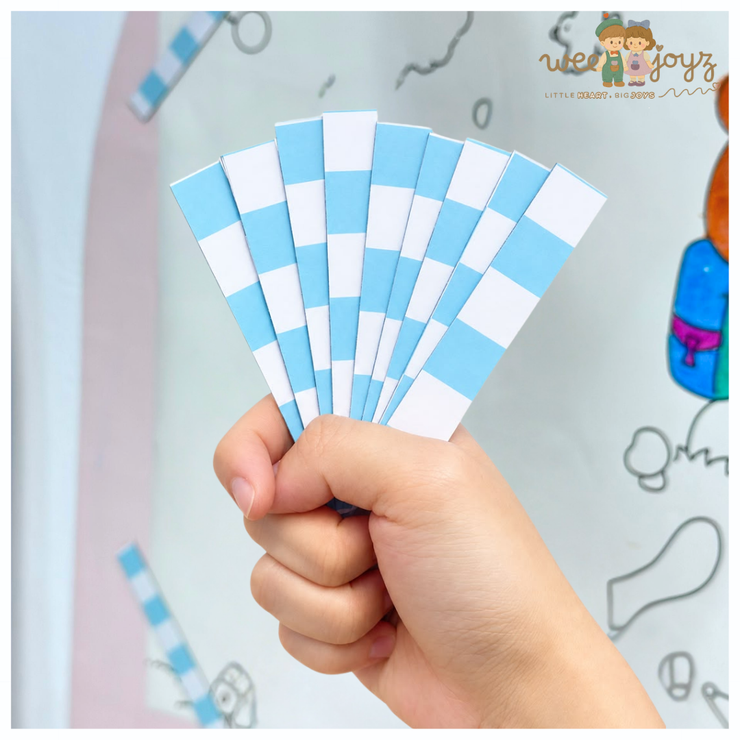Magnetic Washi Tape(Baby Blue Checkers/ Baby Pink Checker/ Latte Checkers)[Weejoyz]