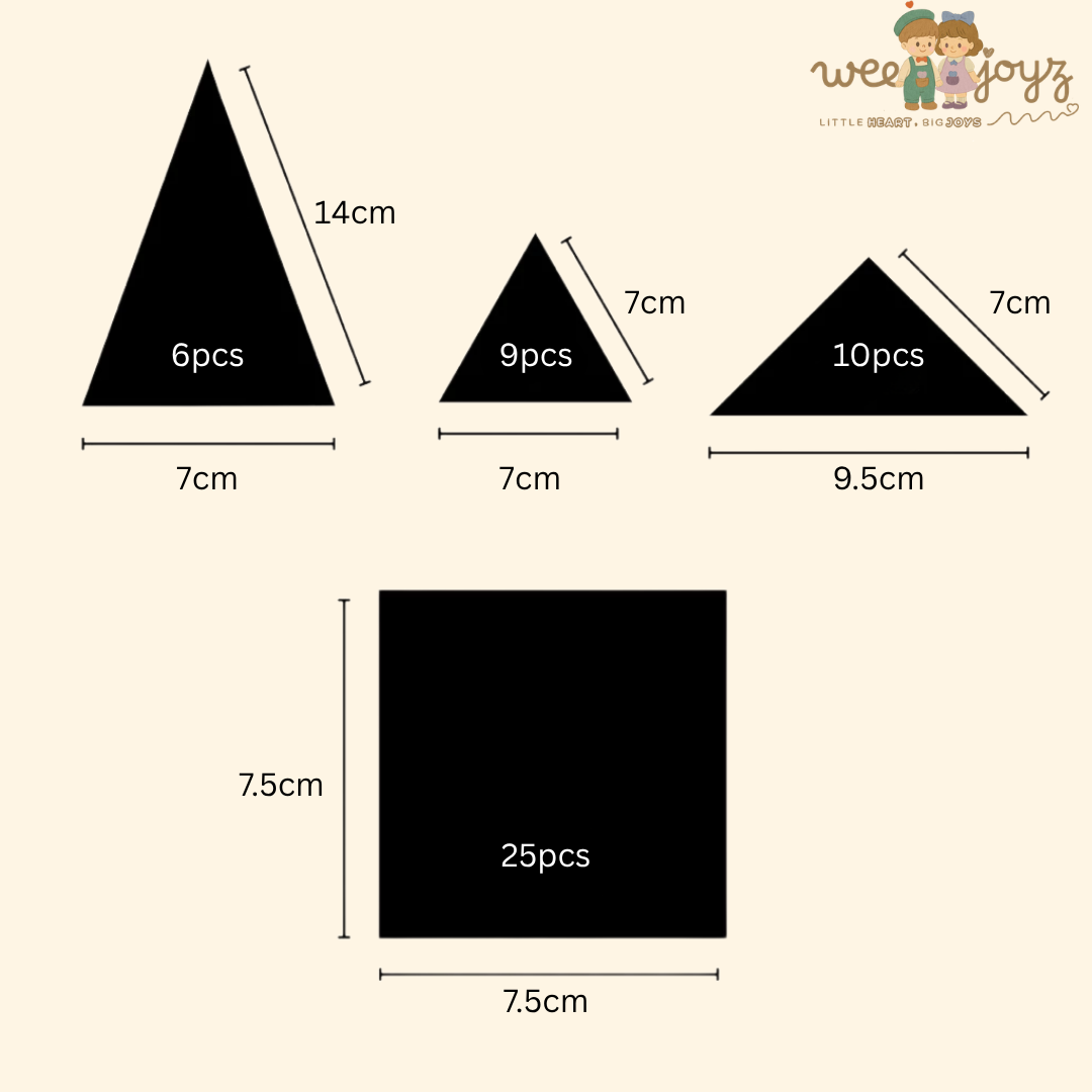 Diamond Magnetic Tiles Set [7.5cm][50pcs][Weejoyz]