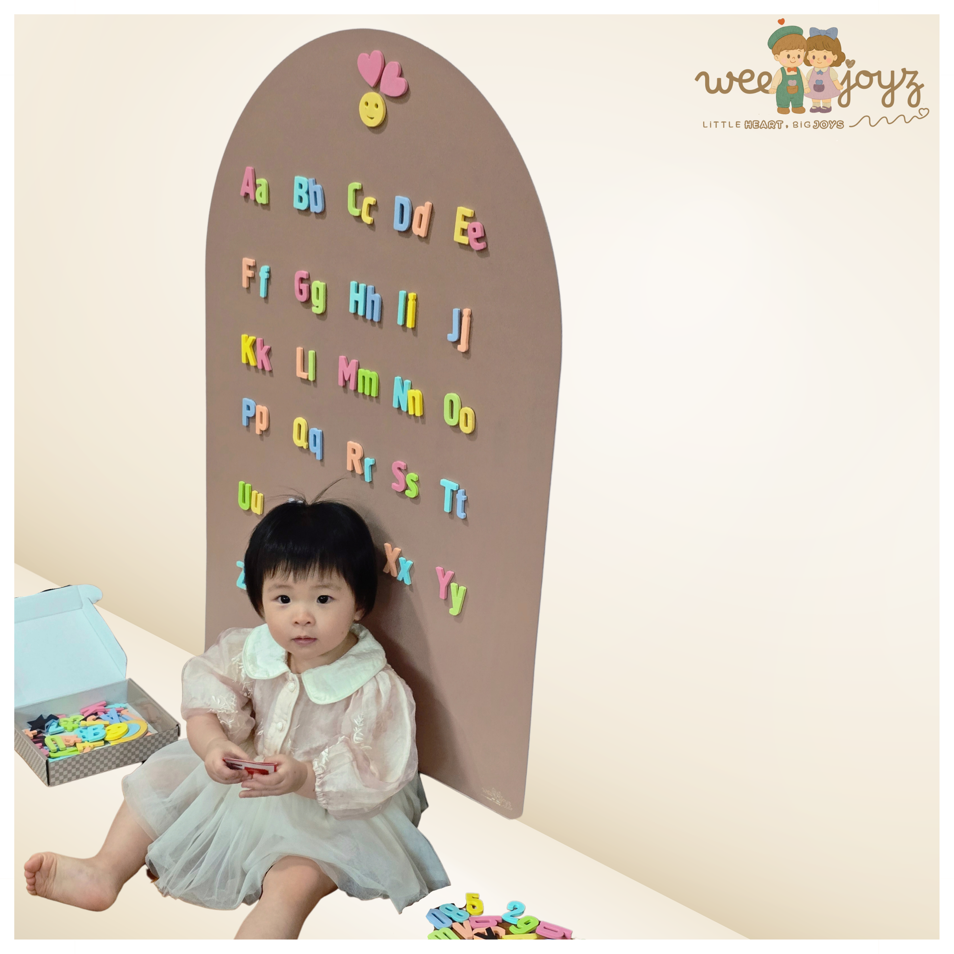 WONDER MAG- ALPHABET & NUMBER BOX [73 PIECES] [WEEJOYZ]
