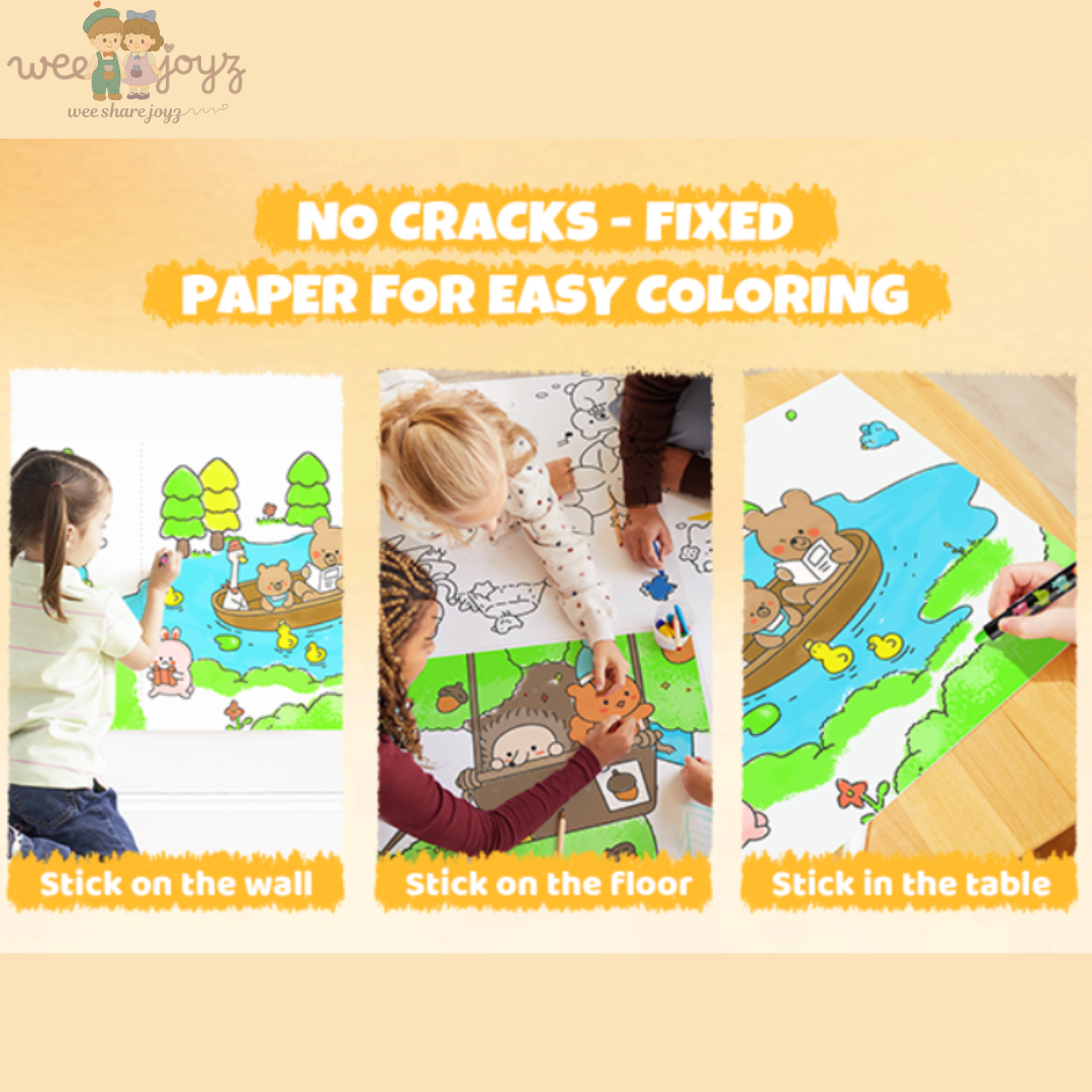 Sticky Coloring Poster [Forest Party][JarMelo]x[Weejoyz]
