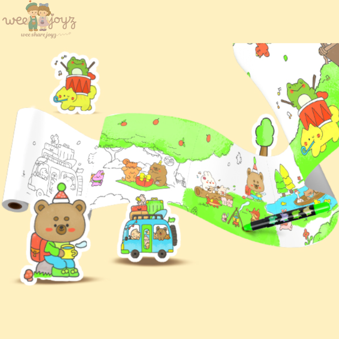 Sticky Coloring Poster [Forest Party][JarMelo]x[Weejoyz]