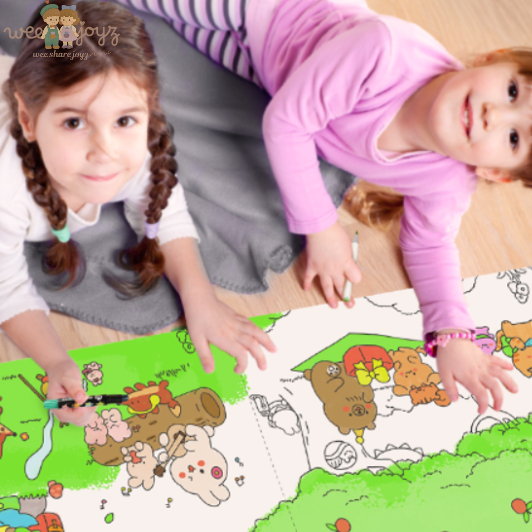 Sticky Coloring Poster [Forest Party][JarMelo]x[Weejoyz]