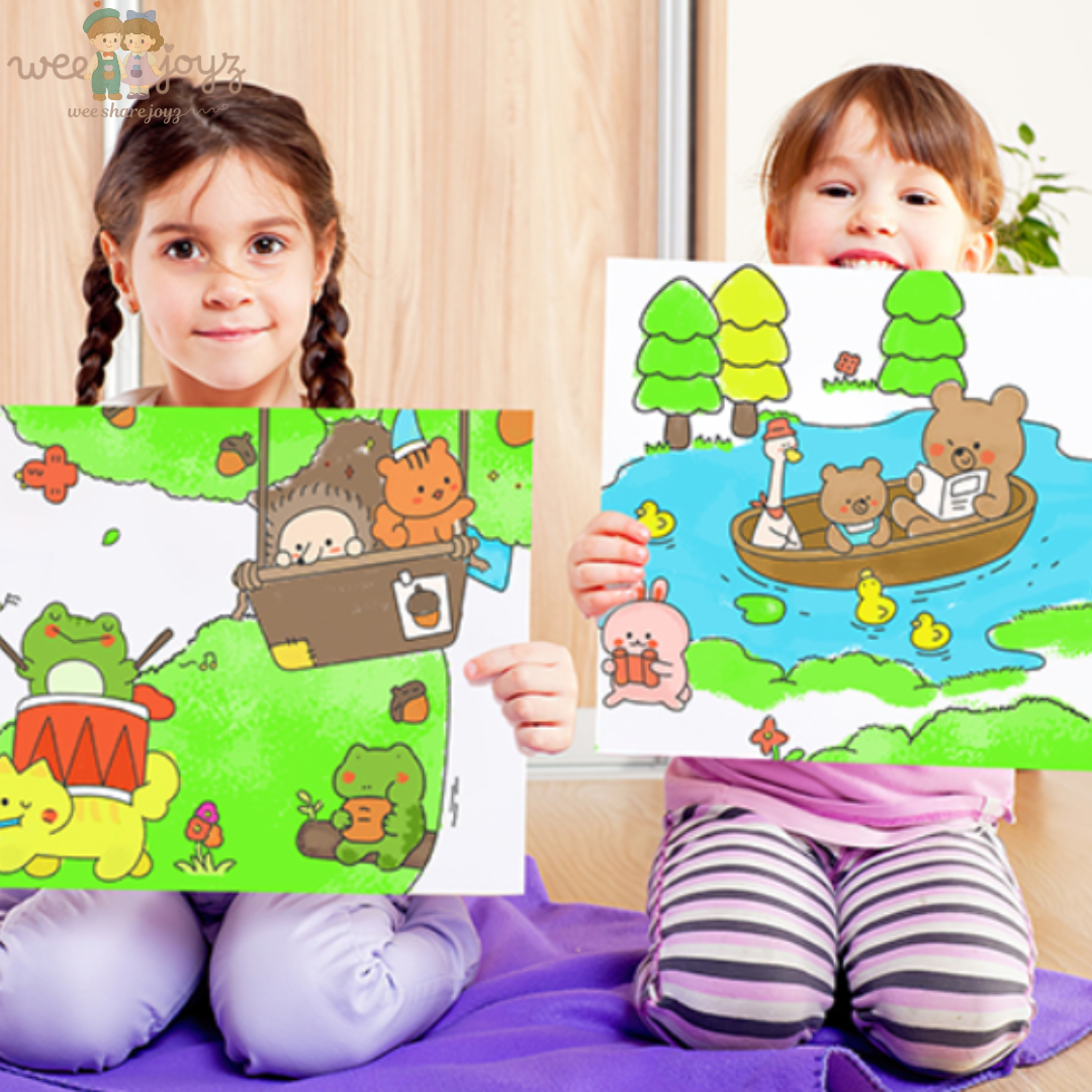 Sticky Coloring Poster [Forest Party][JarMelo]x[Weejoyz]