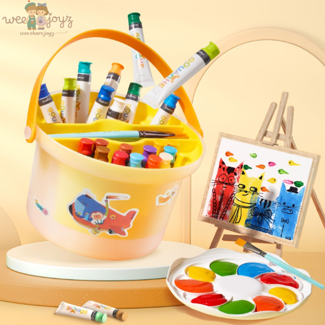 Kids Paint Set Gouache Paint [JarMelo]x[Weejoyz]