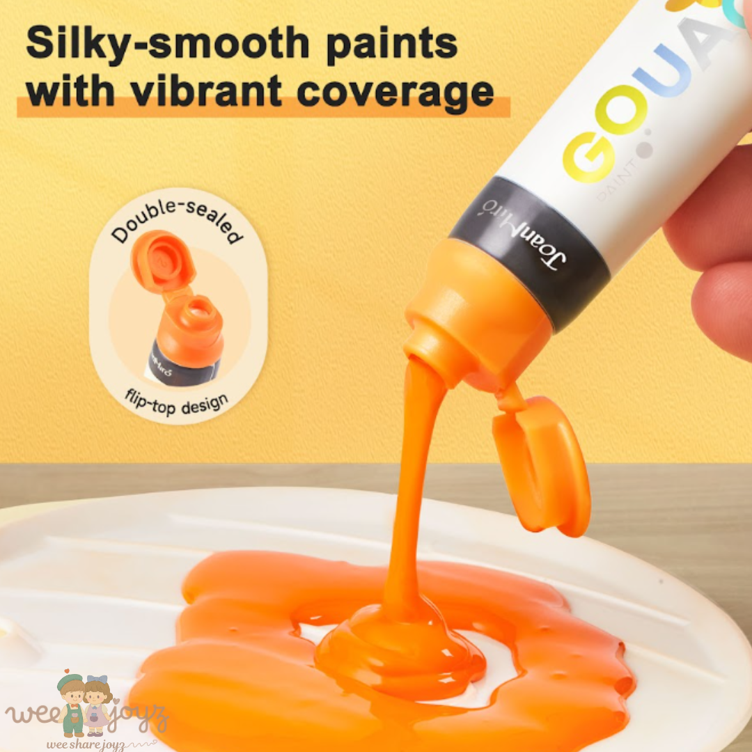Kids Paint Set Gouache Paint [JarMelo]x[Weejoyz]