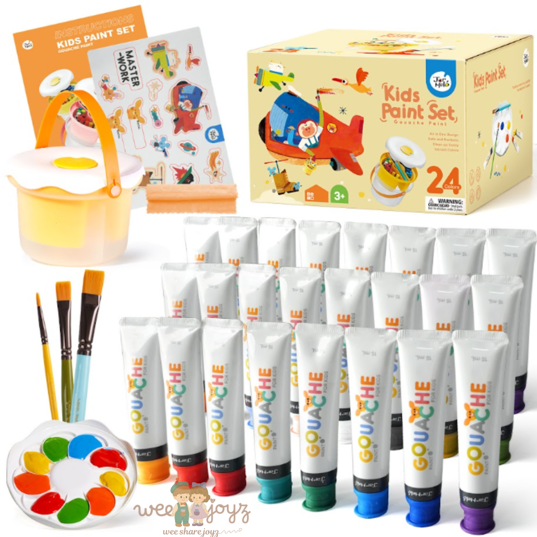 Kids Paint Set Gouache Paint [JarMelo]x[Weejoyz]