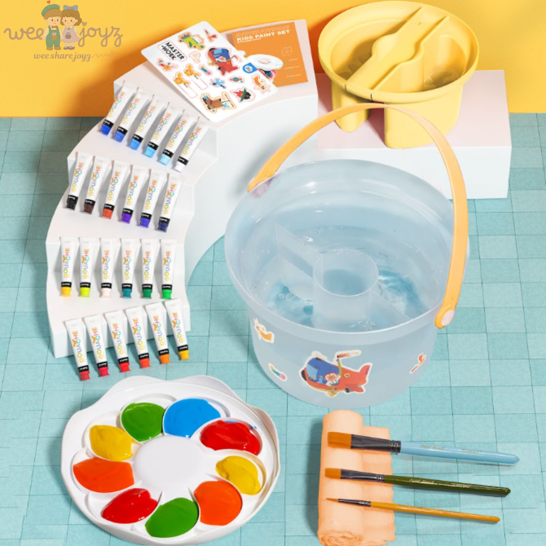 Kids Paint Set Gouache Paint [JarMelo]x[Weejoyz]