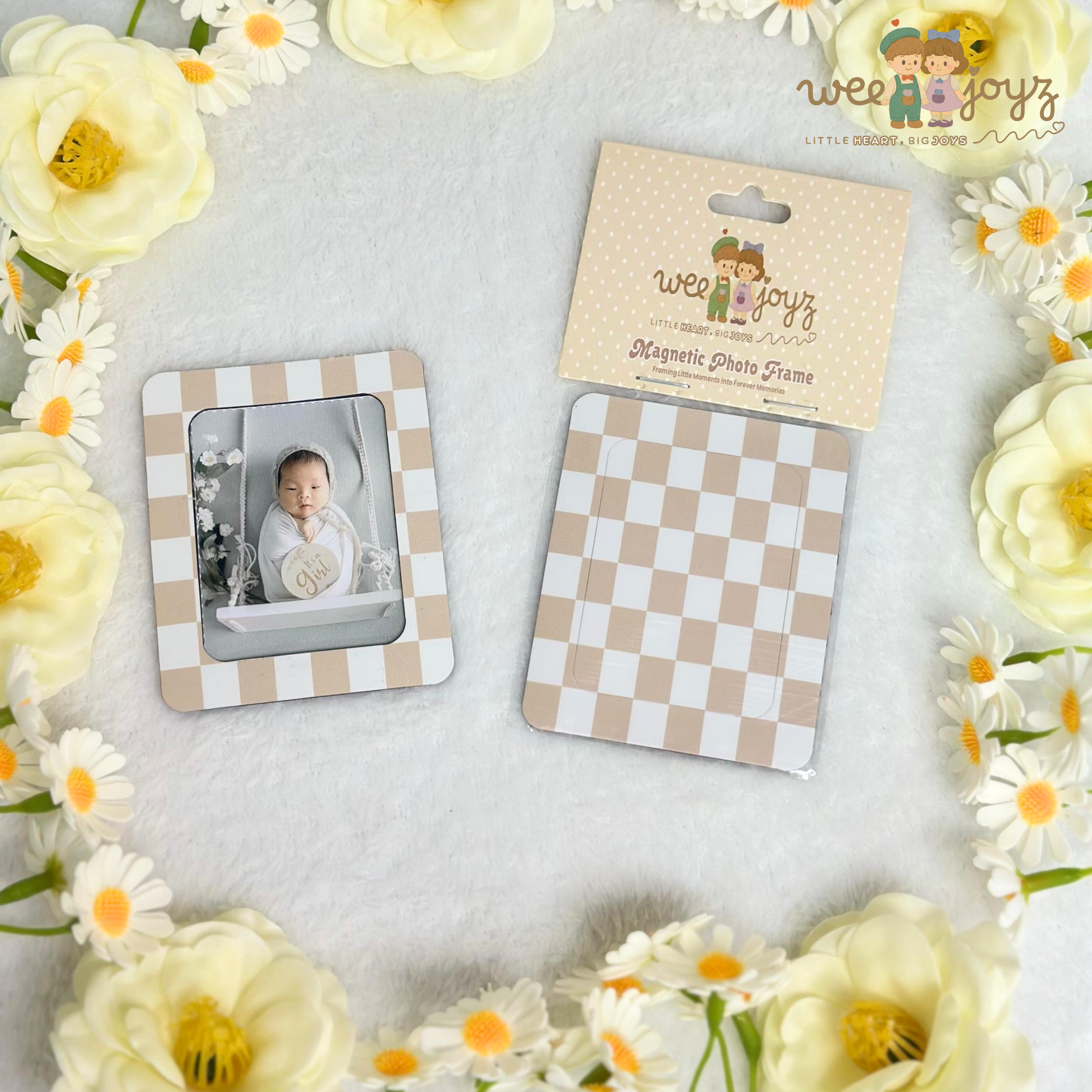 WONDER MAG-FRAME [MINI INSTAX SIZE 4x6 CM][PASTEL BROWN][WEEJOYZ]