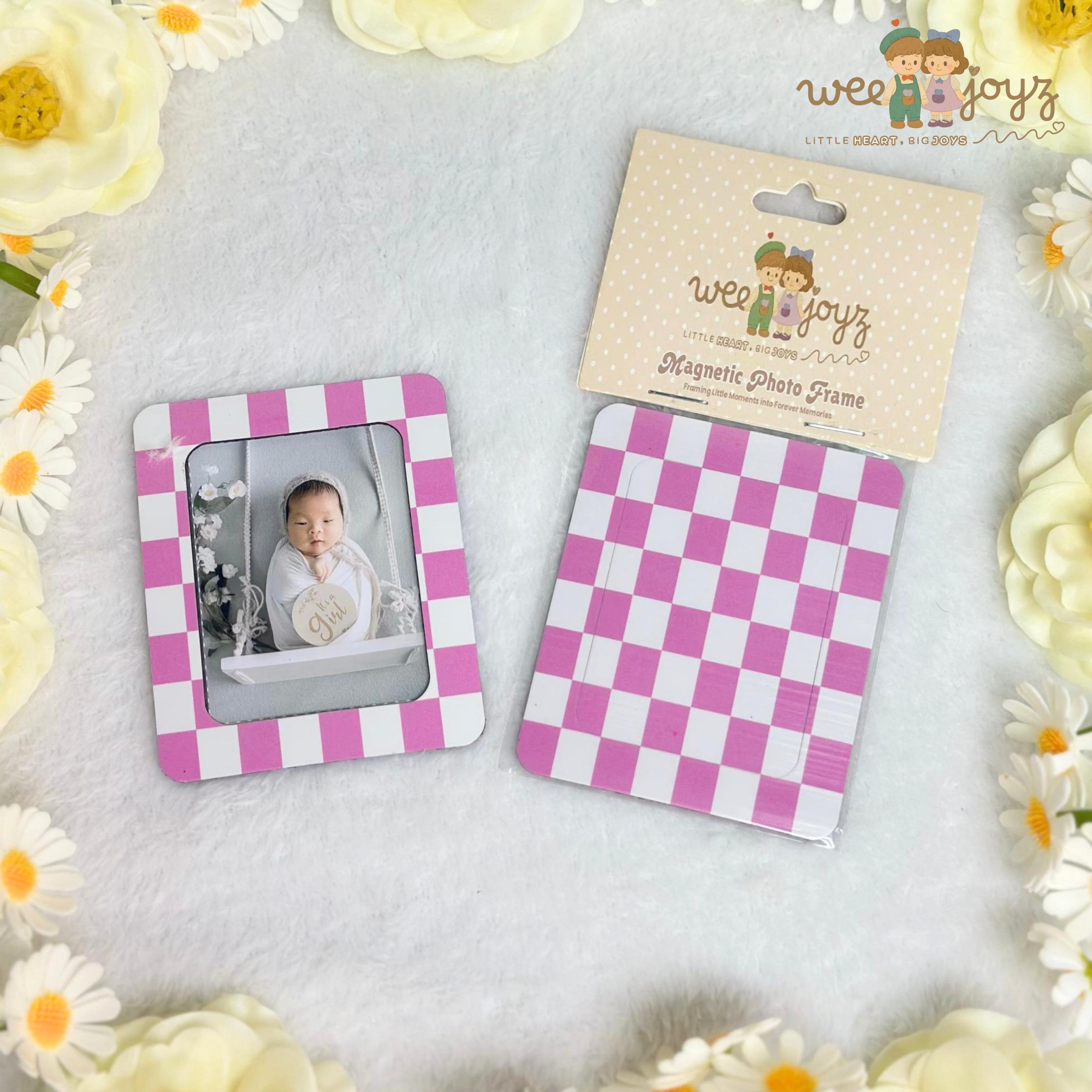 WONDER MAG-FRAME [MINI INSTAX SIZE 4x6 CM][BABY PINK][WEEJOYZ]
