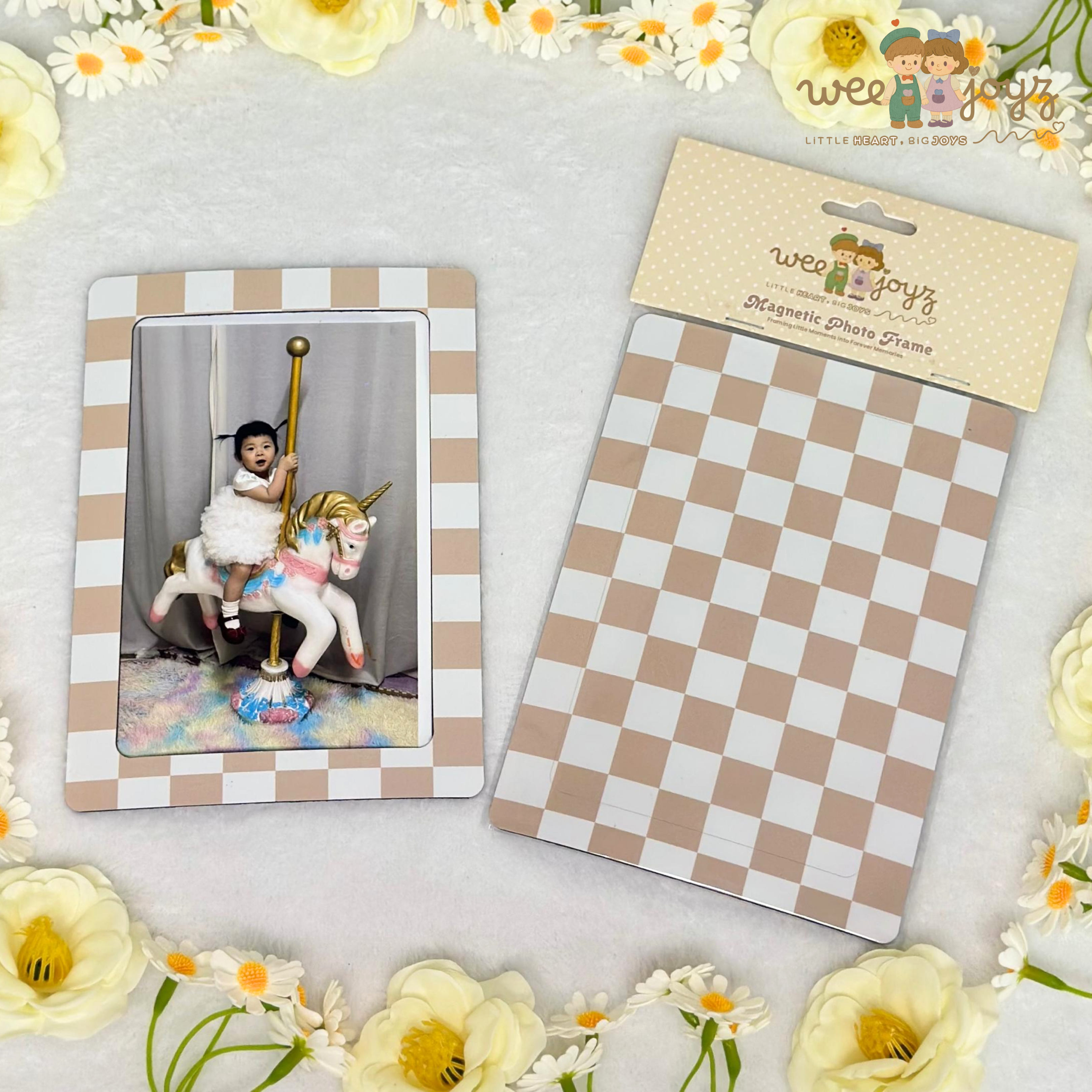 WONDER MAG-FRAME [4R SIZE 14.3x9.6CM][PASTEL BROWN][WEEJOYZ]