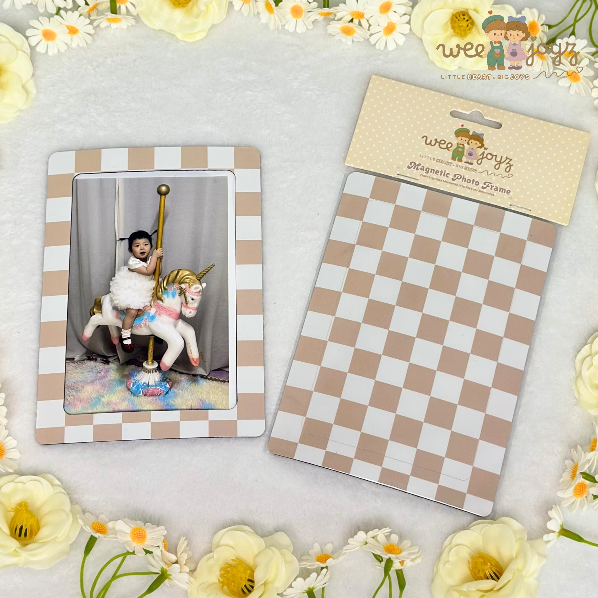 WONDER MAG-FRAME [4R SIZE 14.3x9.6CM][PASTEL BROWN][WEEJOYZ]