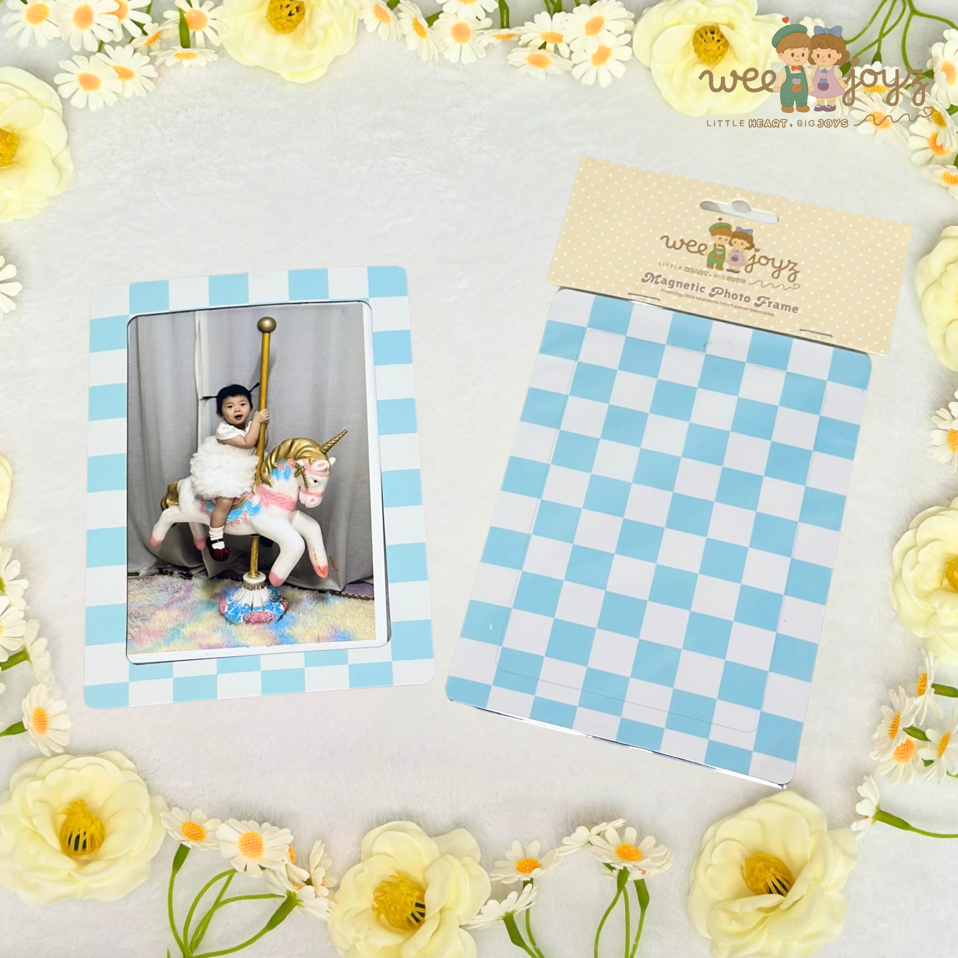 WONDER MAG-FRAME [4R SIZE 14.3x9.6CM][BABY BLUE][WEEJOYZ]