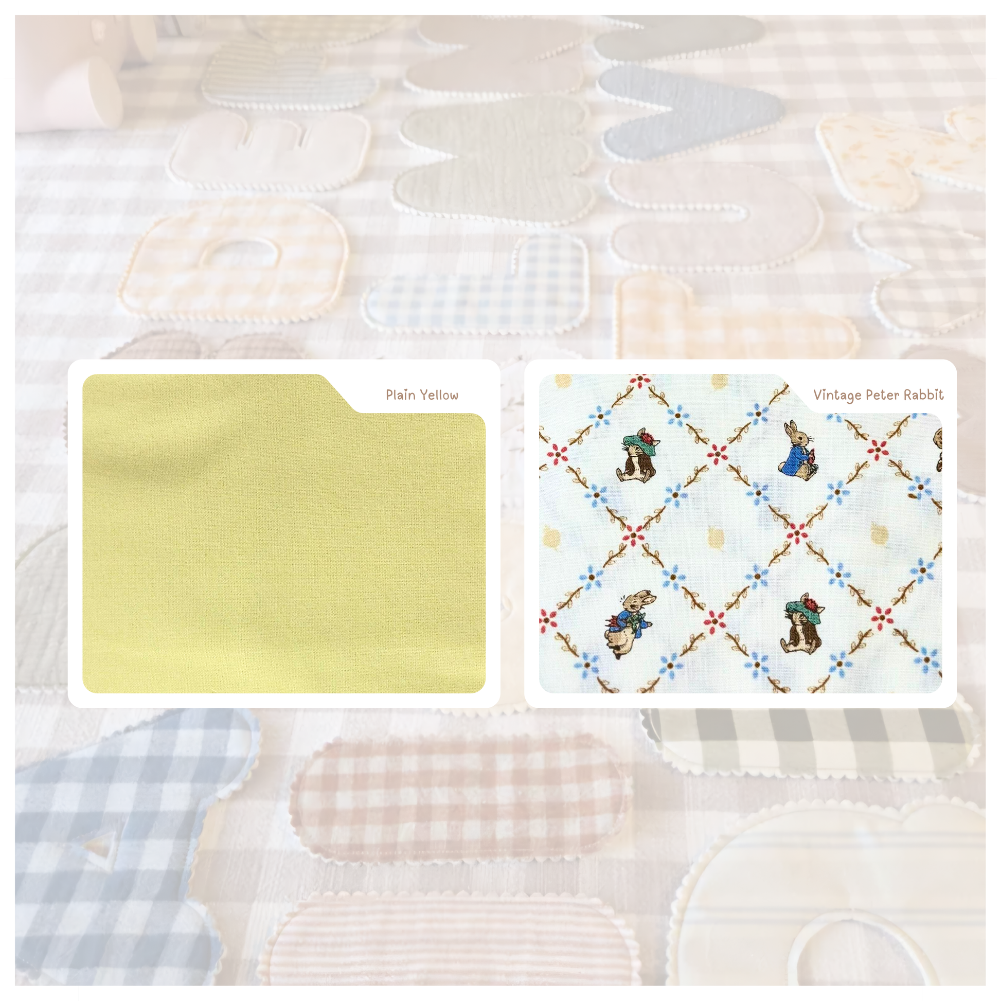 CUSTOM FABRIC MAG- LETTERS 15CM (1 LETTERS)[WEEJOYZ]