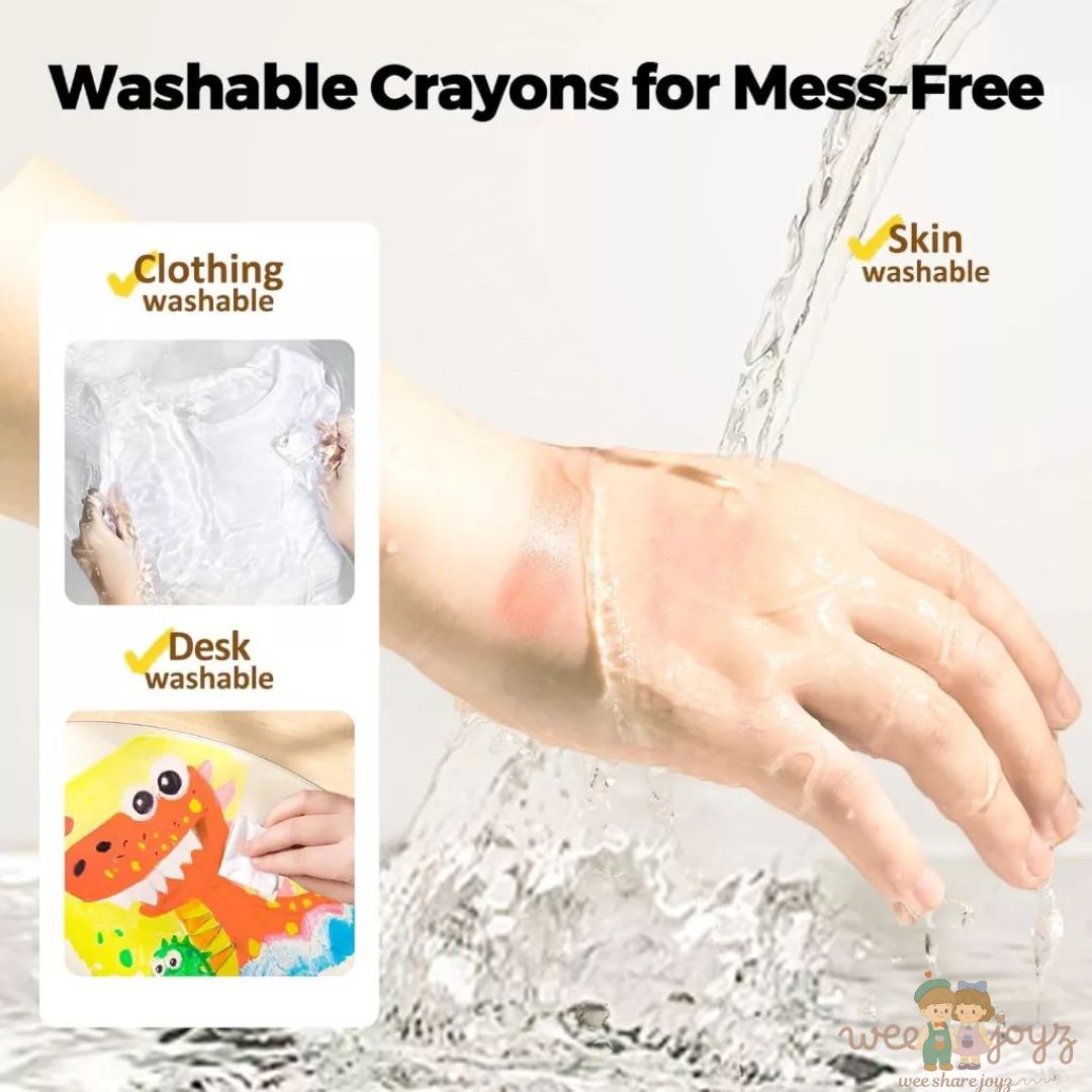 Wash Power Washable Marker [12 Colours][JarMelo]x[Weejoyz]